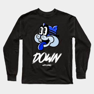 Down With Banks cat burgler Long Sleeve T-Shirt